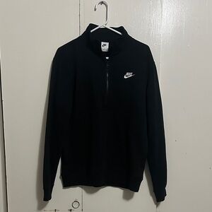 Nike Men's Black Zip-Up Sweater